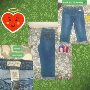 Earl jeans capri jeans